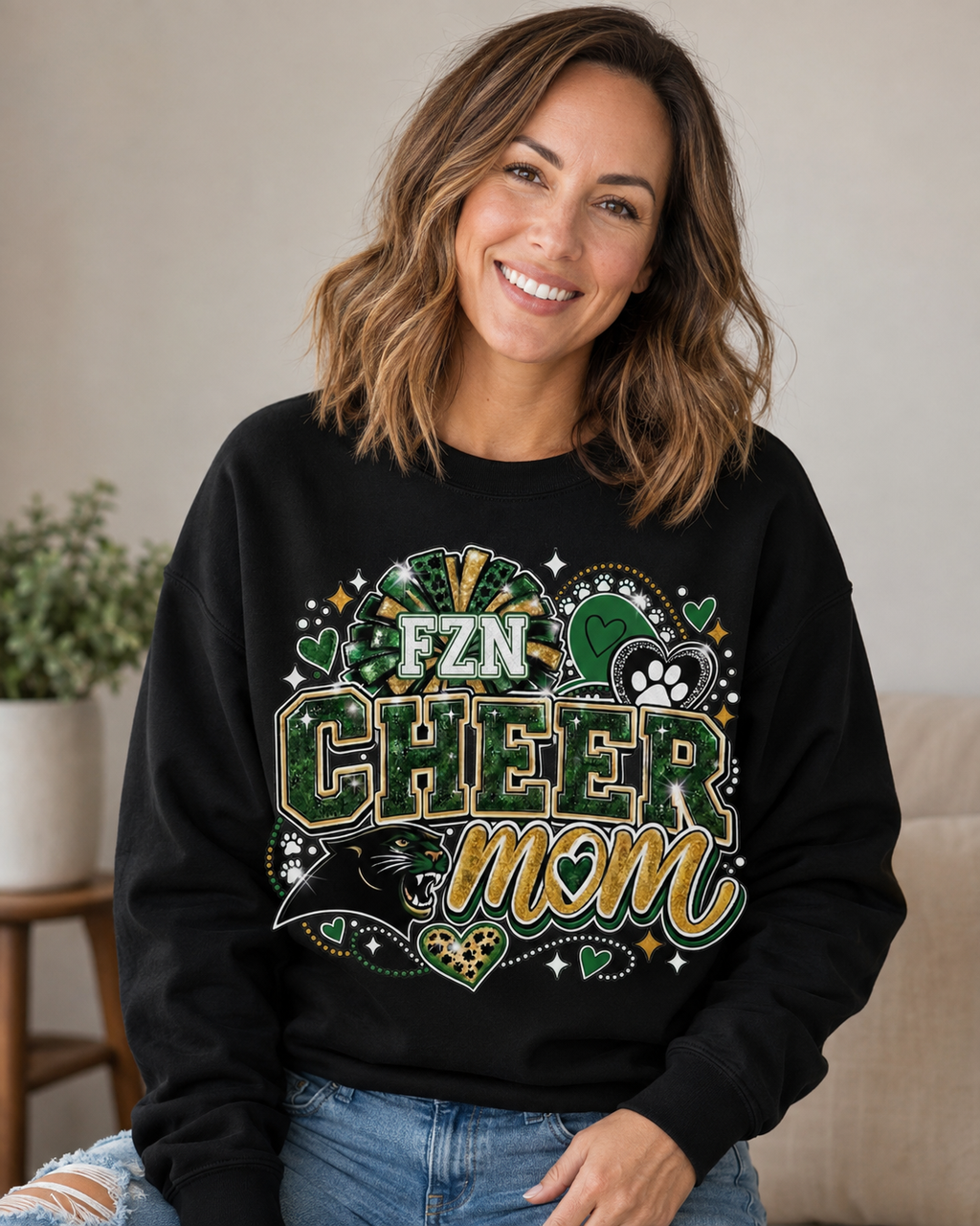 FZN Cheer Mom Crewneck