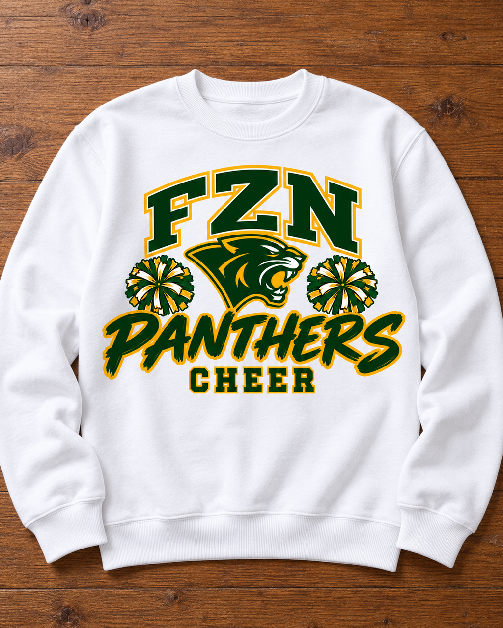 Panther Cheer Pride Crewneck