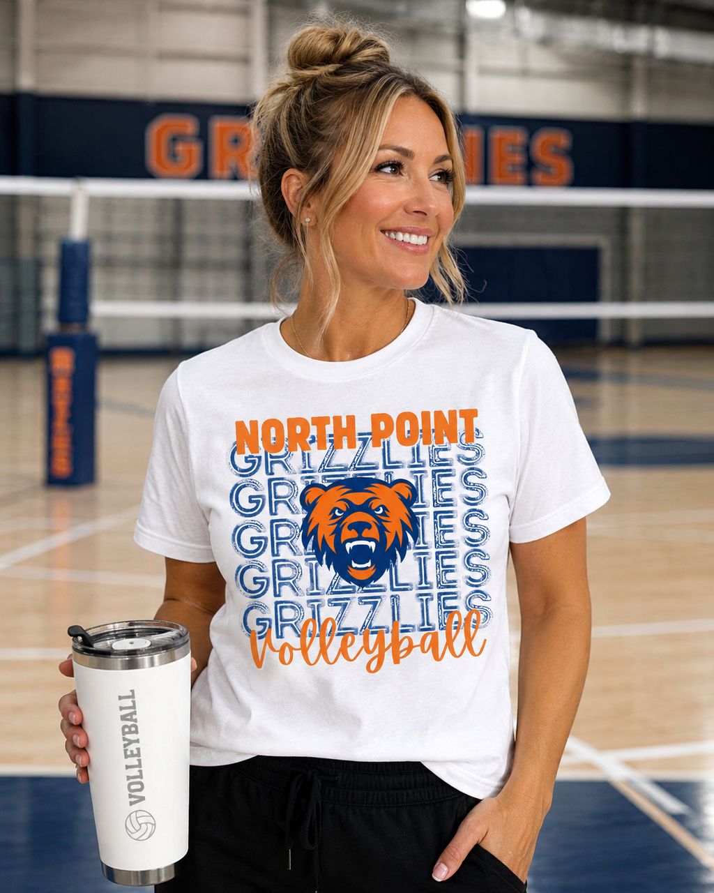 Grizzlies Repeat Volleyball T-shirt