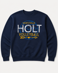 Holt Volleyball Heart Arrow Crewneck
