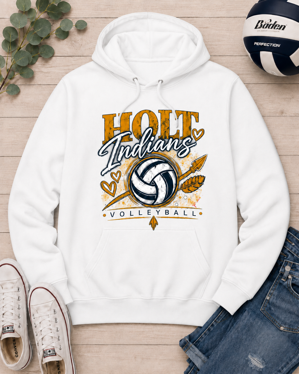 Indian Spirit Volleyball Hoodie