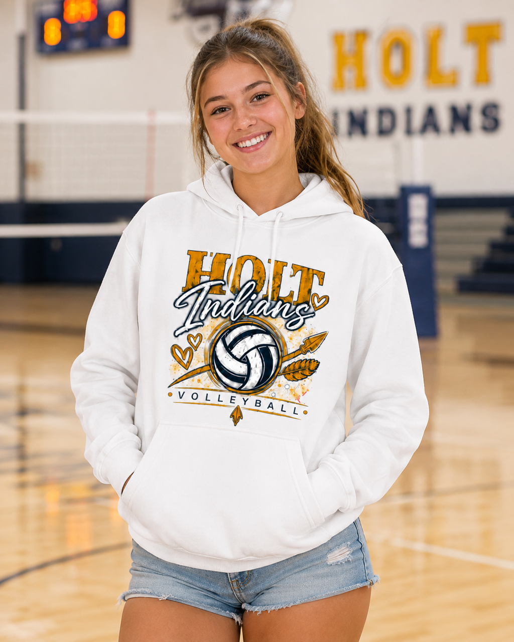 Indian Spirit Volleyball Hoodie