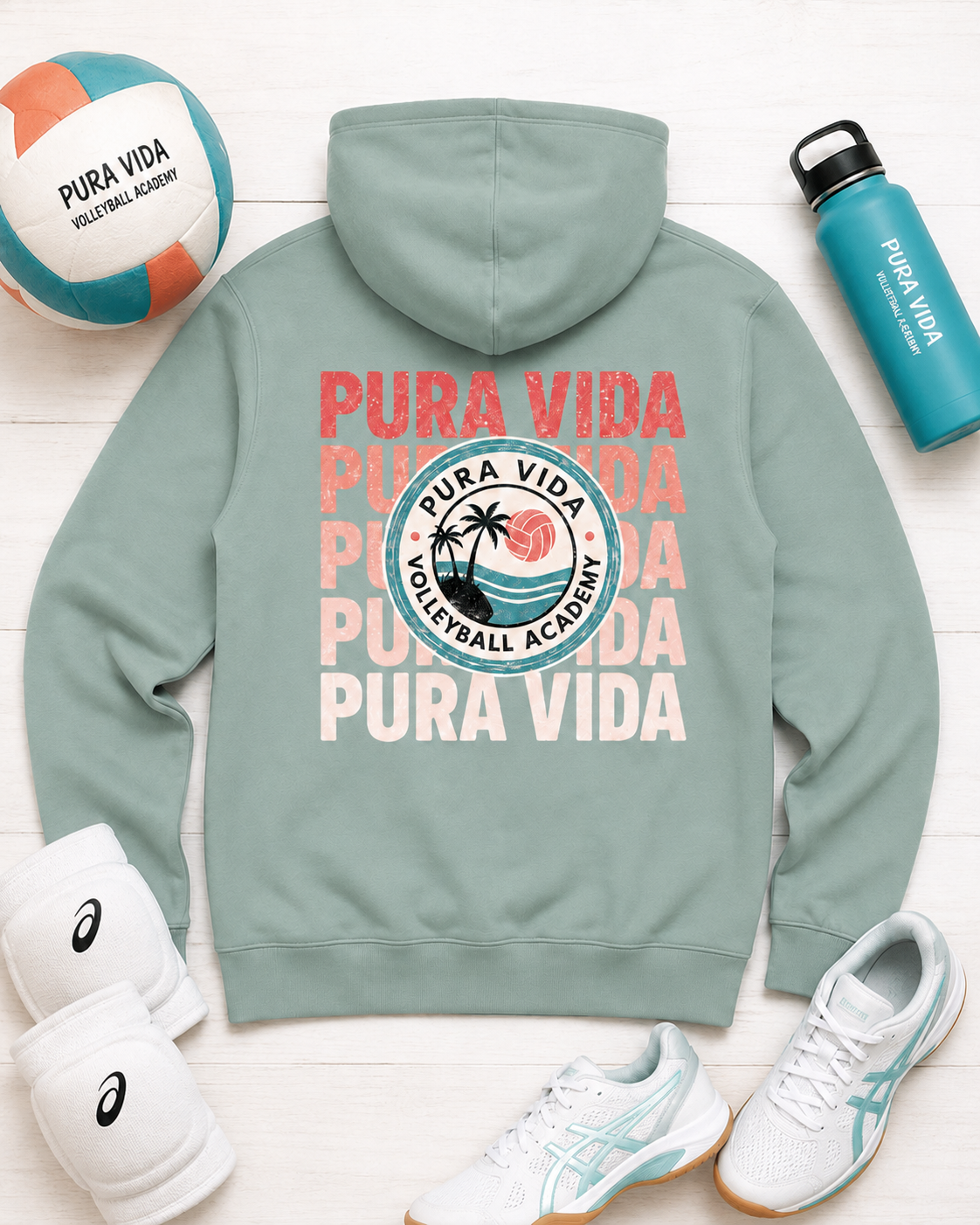 Pura Vida Faded Hoodie
