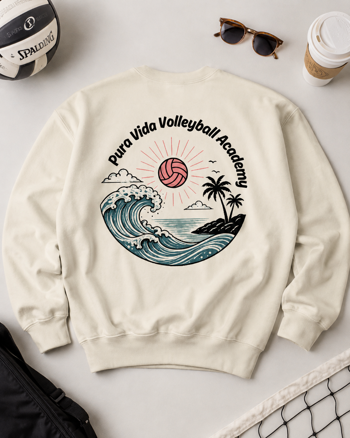 Pura Vida Wave Crewneck