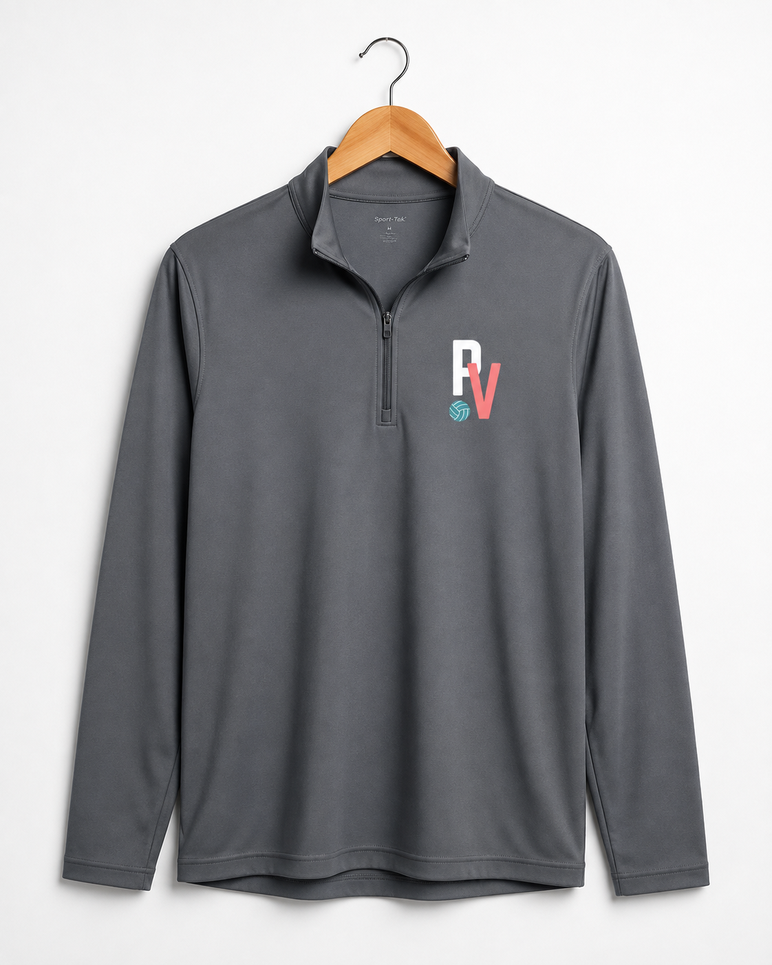 Performance Quarter Zip with Pura Vida Logo