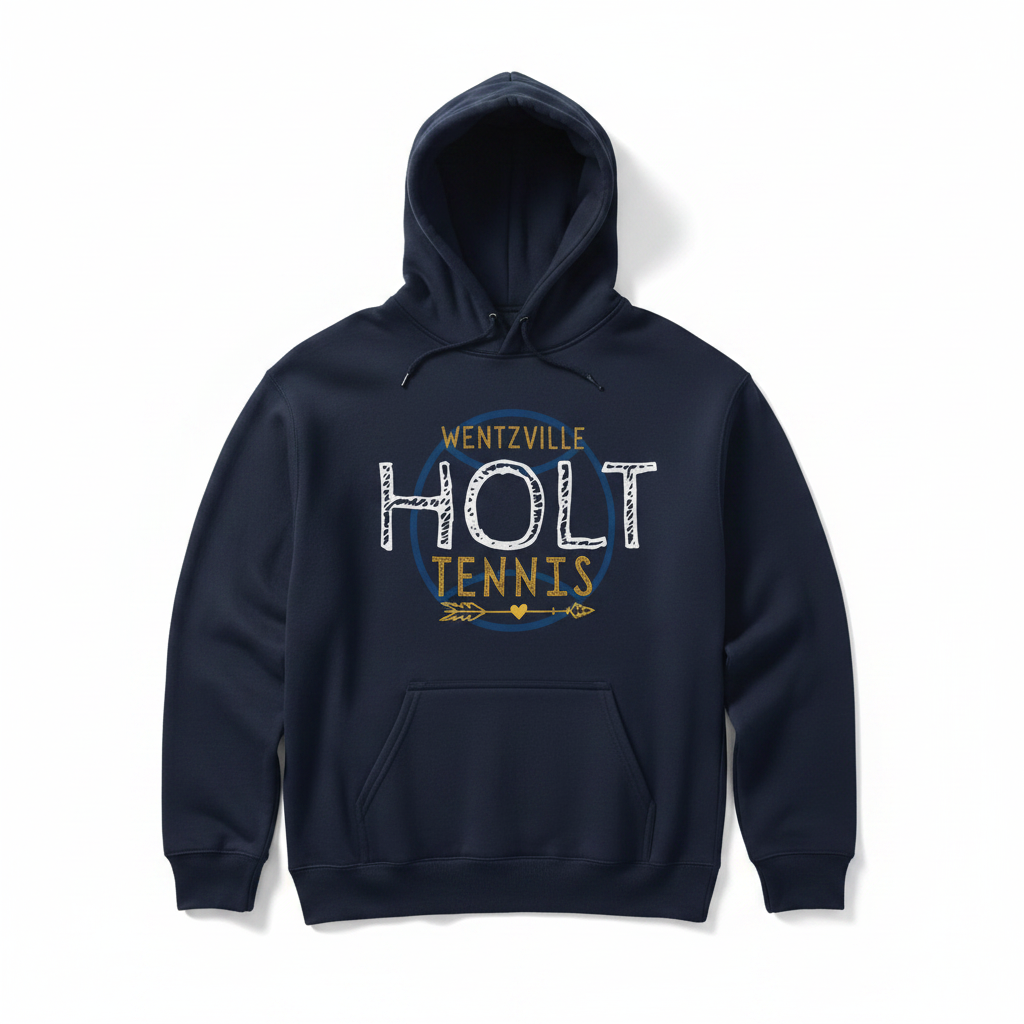 Holt Tennis Hoodie Flat Lay